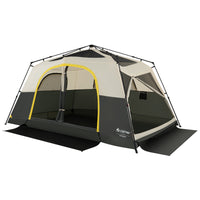 10 Person Instant Cabin Camping Tent with Rainfly