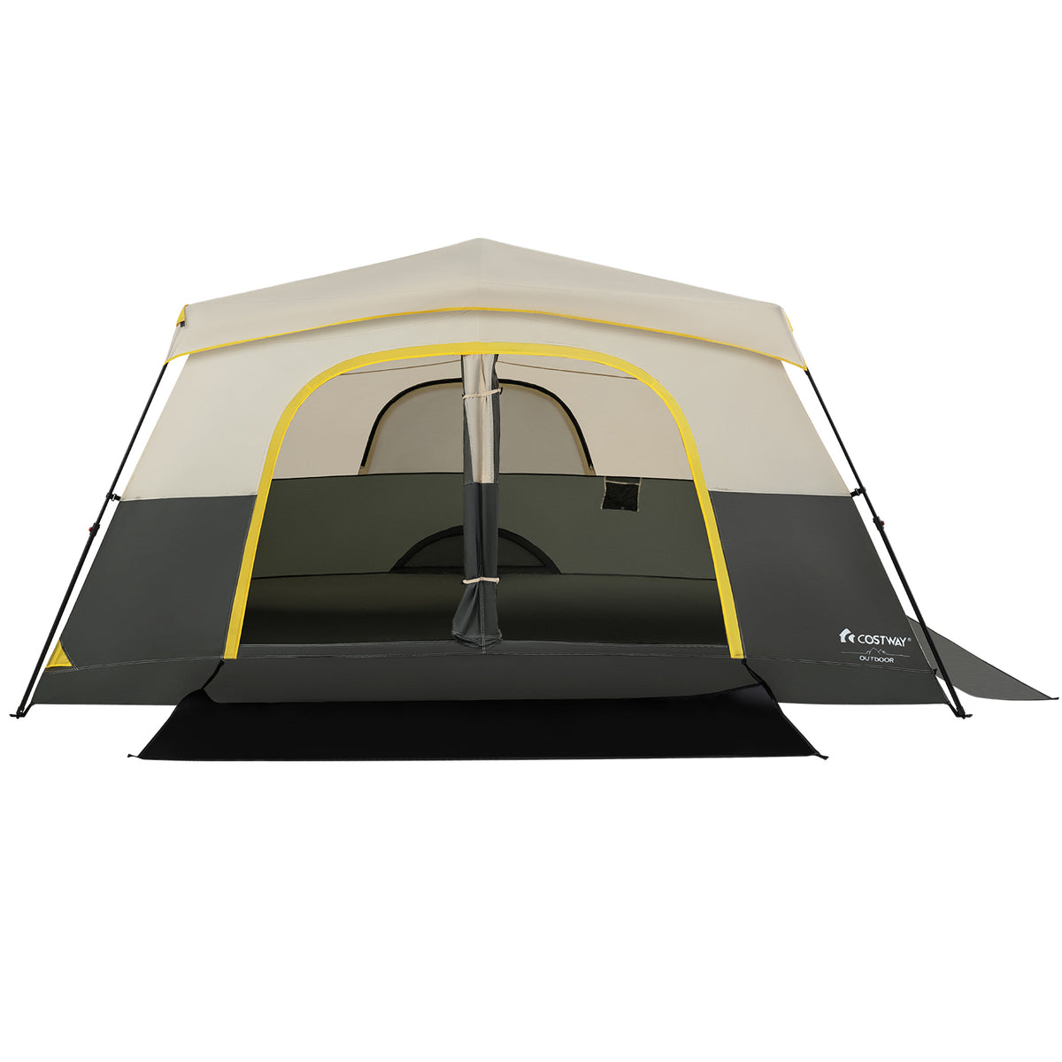 10 Person Instant Cabin Camping Tent with Rainfly