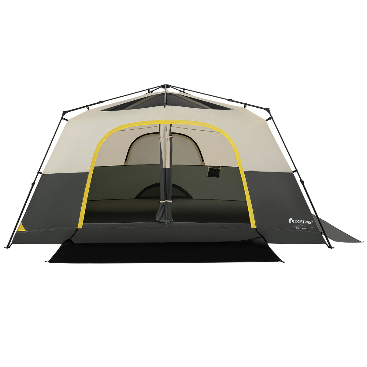 10 Person Instant Cabin Camping Tent with Rainfly