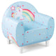 Kids Sofa Toddler Upholstered Armchair Unicorn Children Reading Chair