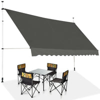 Telescopic Awning Sun Shade, Retractable Canopy Sun Shelter