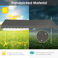 Telescopic Awning Sun Shade, Retractable Canopy Sun Shelter