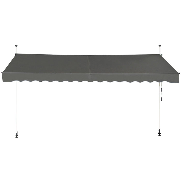 Telescopic Awning Sun Shade, Retractable Canopy Sun Shelter
