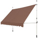 Telescopic Awning Sun Shade, Retractable Canopy Sun Shelter