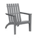 Patio Lounge Chair with Ergonomic Backrest and Armrest