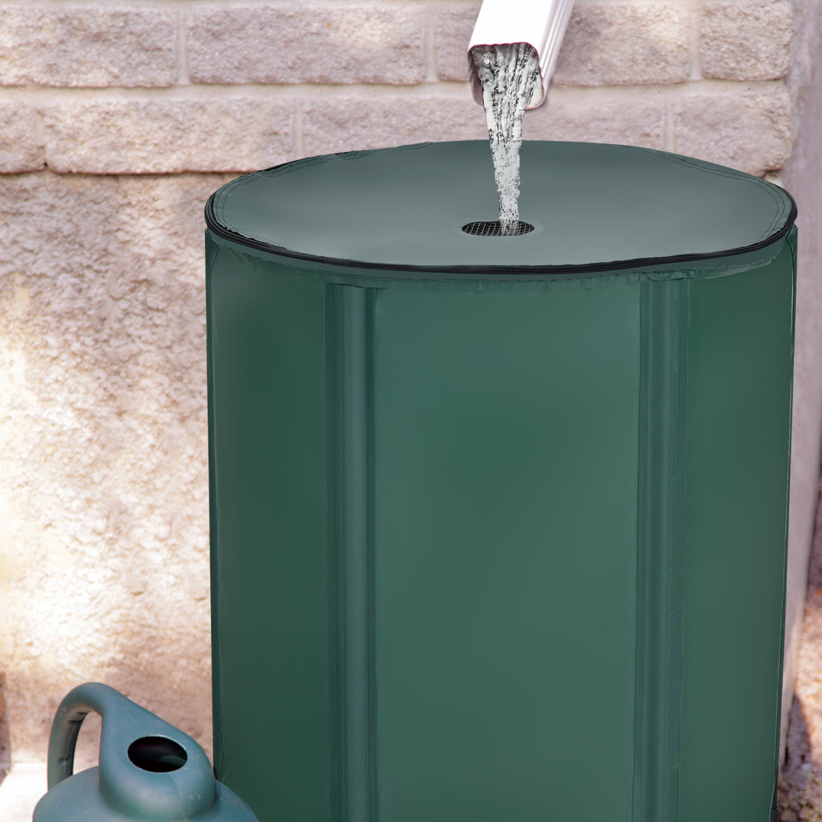 200L/225L Collapsible Rain Barrel, Water Storage Container