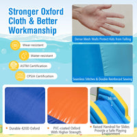 Ocean Inflatable Castle Inflatable Bounce House with 680W Blower