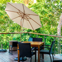 2.7M/3M Outdoor Patio Umbrella with 8 Ribs and Air Vent