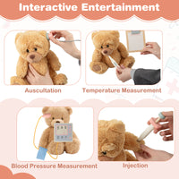 Wooden Doctor Playset with CT Machine and Stethoscope for Kids
