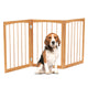 3-Panel Dog Gate 76cm Wooden Pet Fence