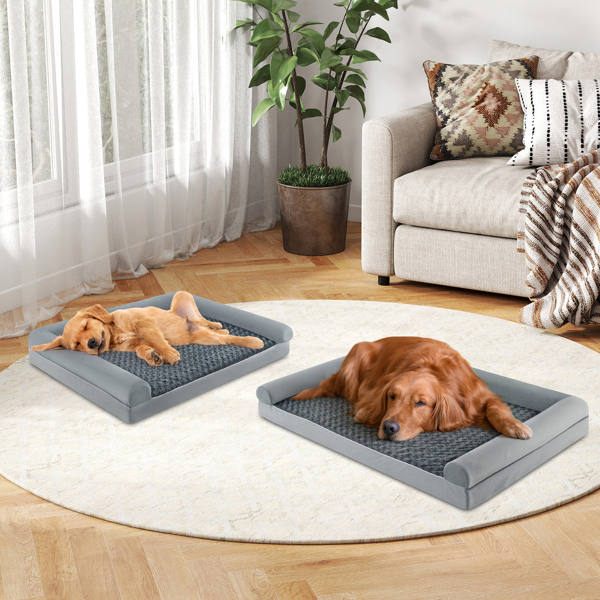 Orthopedic Foam Dog Bed, L/XL/XXL Sized Large Pet Bed