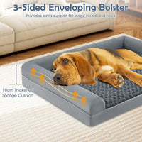 Orthopedic Foam Dog Bed, L/XL/XXL Sized Large Pet Bed