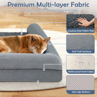 Orthopedic Foam Dog Bed, L/XL/XXL Sized Large Pet Bed