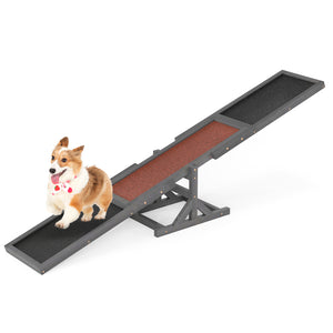 Wooden Dog Agility Seesaw, Dog Exercise & Play Set