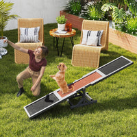Wooden Dog Agility Seesaw, Dog Exercise & Play Set