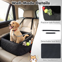 Dog Car Seat for Small and Medium Pets Soft Travel Dog Booster Seat