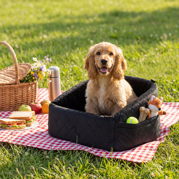 Dog Car Seat for Small and Medium Pets Soft Travel Dog Booster Seat