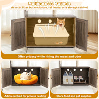 88 cm Tall Wooden Cat Tower with Sisal Scratching Post and Mat Dangling Ball and Top Perch