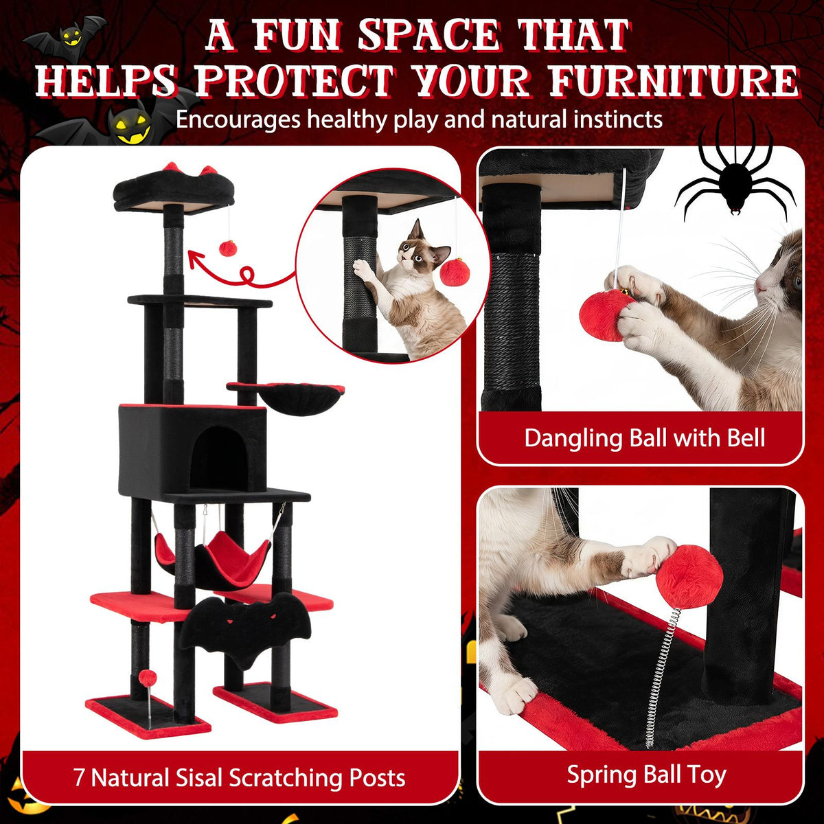 178cm Multi-level Cat Tree