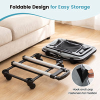 Foldable Pet Carrier with Wheels Airline Approved with Telescopic Handle