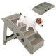 4 Steps Folding Dog Ramp Stairs, Portable Pet Climbing Ladder