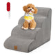 4-Step Pet Stairs/Ramp with Storage Pocket & Handle