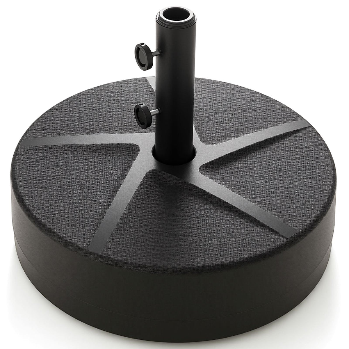 Patio Umbrella Base 40kg Capacity Water and Sand Fillable Umbrella Stand