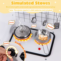 Play Kitchen for Kids Wooden Kids Play Kitchen with Water Dispenser