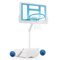 Swimming Pool Goal with Adjustable Height Backboard and Filled Base