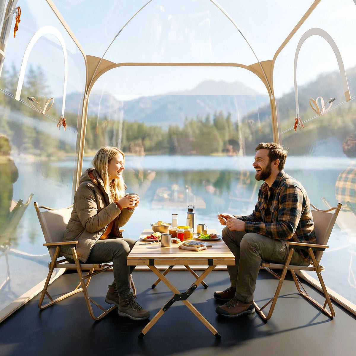 Pop Up Sports Tent with Sealed Floor and Carry Bag for 2-4 Persons