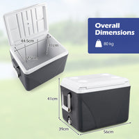 41L Hard Cooler for Picnic Travel with Cup Holders Keeps Ice for Days