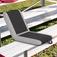 Portable Stadium Seat with 6 Reclining Positions and Armrests for Sports