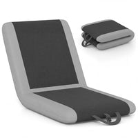 Portable Stadium Seat with 6 Reclining Positions and Armrests for Sports
