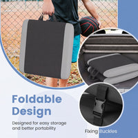 Portable Stadium Seat with 6 Reclining Positions and Armrests for Sports