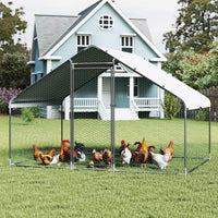 Walk-in Poultry Cage with Oxford Canopy and Hexagonal Mesh Net
