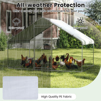 Walk-in Poultry Cage with Oxford Canopy and Hexagonal Mesh Net