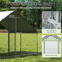 Walk-in Poultry Cage with Oxford Canopy and Hexagonal Mesh Net