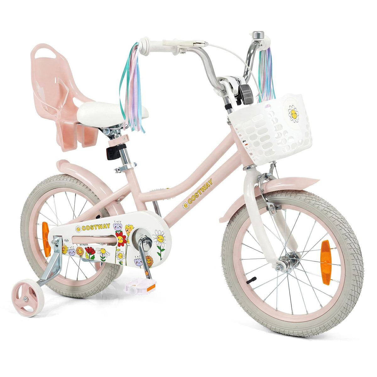 12/14/16/18/20 Inch Children Bicycle w/Detachable Training Wheels