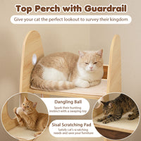 Rocket Cat Tree with 2-Storey Condo and Sisal Scratching Pad
