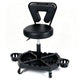Rolling Garage Mechanic Stool with Tool Tray Storage and Backrest