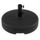 51 cm Round Patio Umbrella Base 27 KG Fillable with 2 Couplers