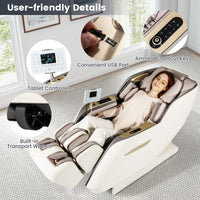 SL Track 3D Massage Chair Full Body Zero Gravity Massage Recliner with Airbags