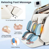 SL Track 3D Massage Chair Full Body Zero Gravity Massage Recliner with Airbags