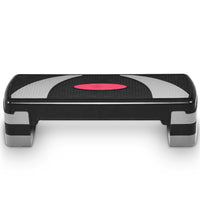 Fitness Aerobic Stepper, with 10-15-20 CM Adjustable Risers