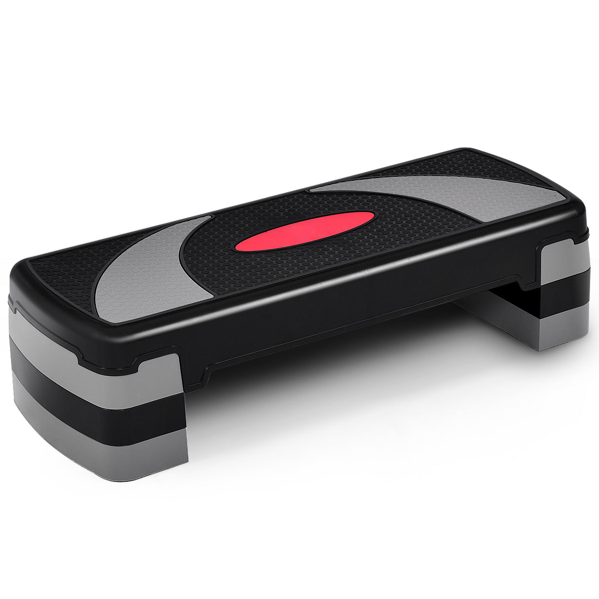 Fitness Aerobic Stepper, with 10-15-20 CM Adjustable Risers