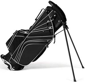 Stand Bag, Golf Club Bag with 6 Way Organizer Divider Top, 7 Zippered Pockets Including Cooler Bag & Waterproof Pockets