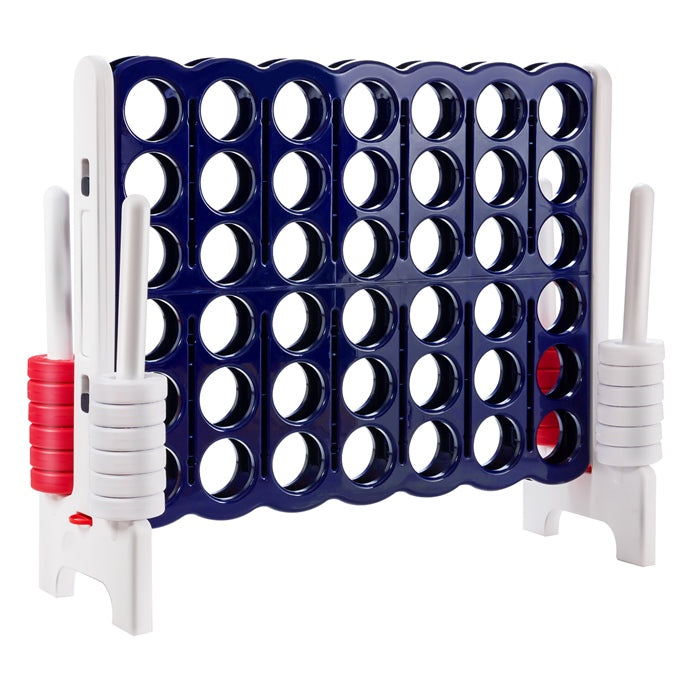 Giant Connect 4 in A Row Jumbo Family Garden yard Game Outdoor Toy 4-to-Score Kids Adult Family Party