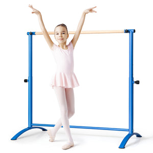 130 cm Ballet Barre Bar, Freestanding Exquisite Beech Wood Dancing Bar