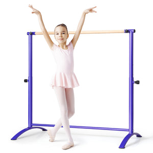 130 cm Ballet Barre Bar, Freestanding Exquisite Beech Wood Dancing Bar