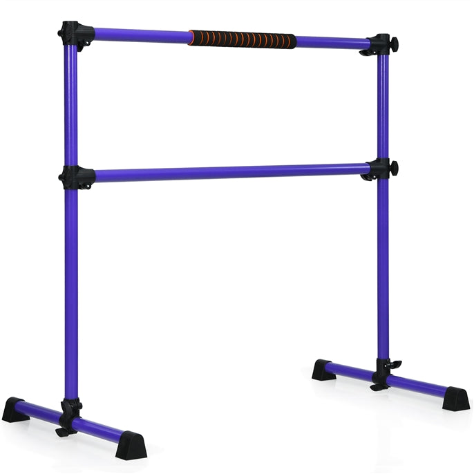 Adjustable Double Stretching Dance Bar for Home Dancing Studio Gym